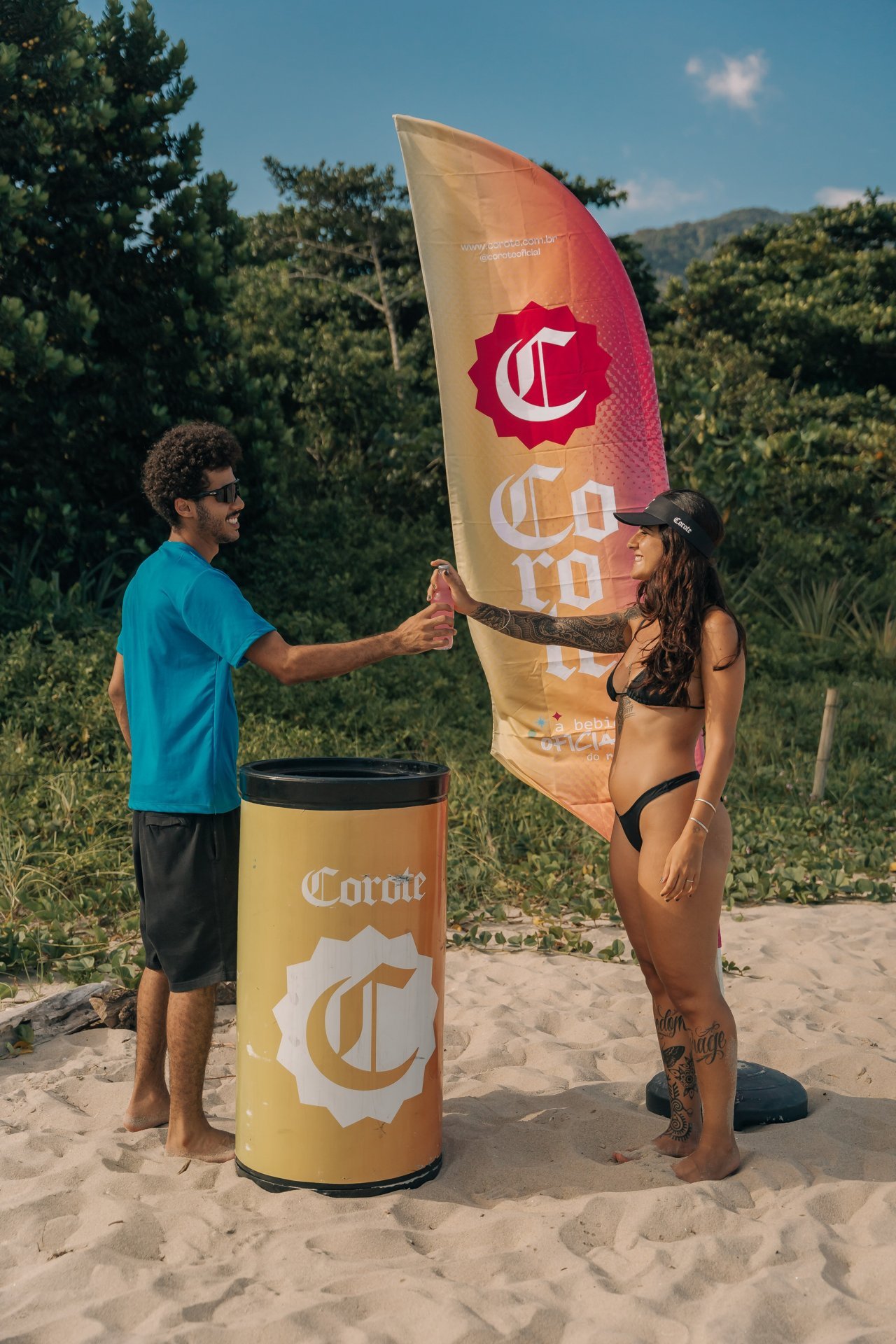 Corote na praia